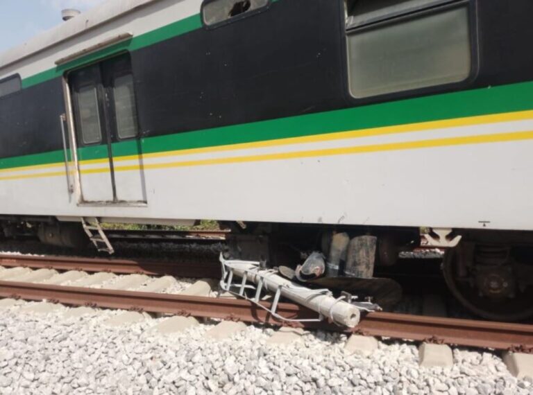 Train Crushes Man Using Earpiece To Death In Lagos