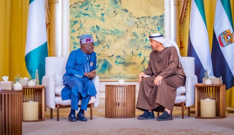 UAE President To Visit Nigeria In 2025 On Tinubu’s Invitation