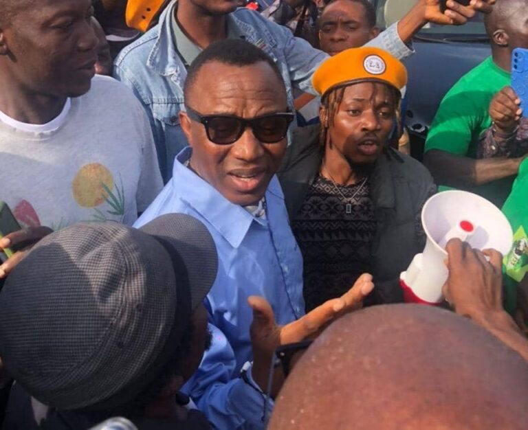FLASH: Thugs Attack Sowore In Lagos