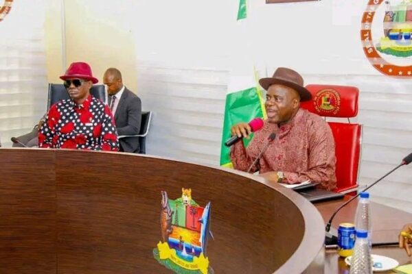Governor Diri Dismisses 27 Aides For Attending Pro-Tinubu, Wike Rally