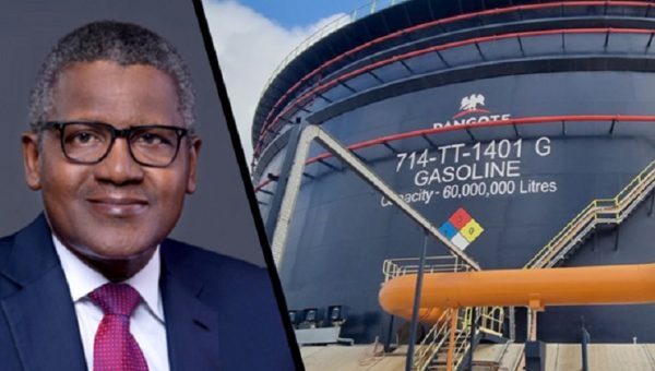 BREAKING: Dangote Refinery Announces Resumption Of Petrol Sales In Naira