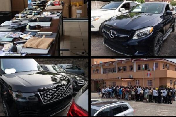EFCC Harvests 120 Suspected Internet Fraudsters In Lagos, Recovers Luxury Cars