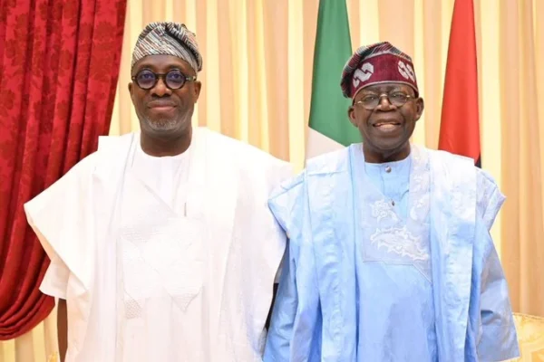 Atiku’s Ally Segun Showunmi Spends ‘Quality Time’ With Tinubu