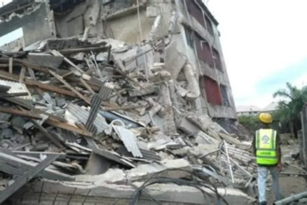 JUST-IN: Many Trapped As Three-storey Building Collapses In Kano