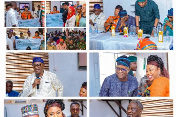 Hon. Comforter Supports Fire Victims With Cash, Hosts PDP Leaders In Two Years In Office Anniversary