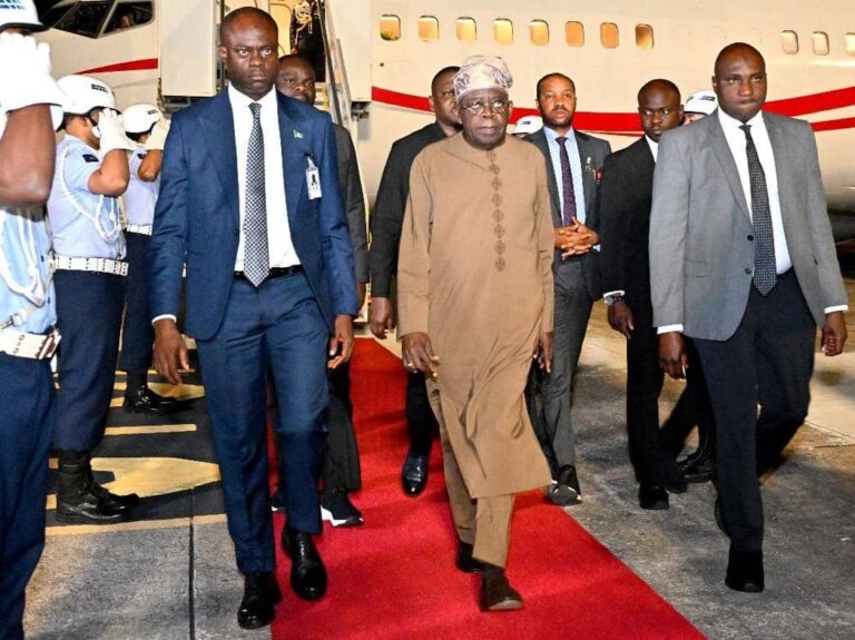 Tinubu Departs Saint Lucia, Arrives Brazil For BRICS Summit