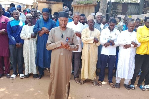 Jos Residents Observe Funeral Prayer For Buhari In Absentia (Photos)