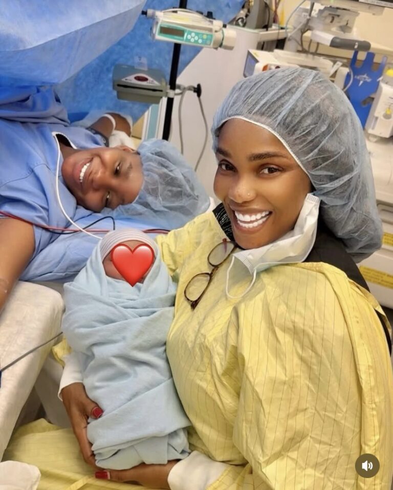 Priscilla Ojo, Juma Jux Welcome Baby Boy 