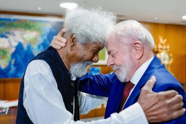Brazilian President, Lula Hosts Nobel Laureate Wole Soyinka In Brazil