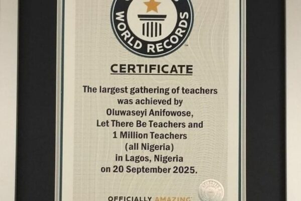 Lagos Teachers Set Guinness World Record