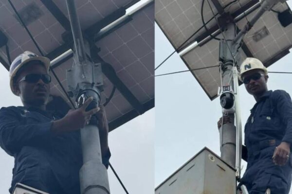 E DON HAPPEN: Thieves Steal CCTV Camera Installed To Curb Crime In Makeni