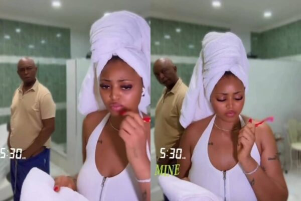 TRENDING VIDEO: Regina Daniels Under Fire Over Bathroom Video Of Husband
