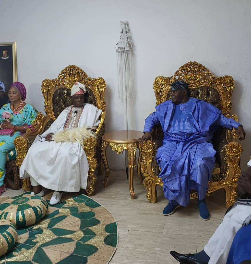 Atiku, El-Rufai, Others Visit Olubadan, Oba Rashidi Ladoja