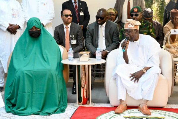 Tinubu Visits Buhari’s Widow, Promises To Preserve Ex-president’s Legacy