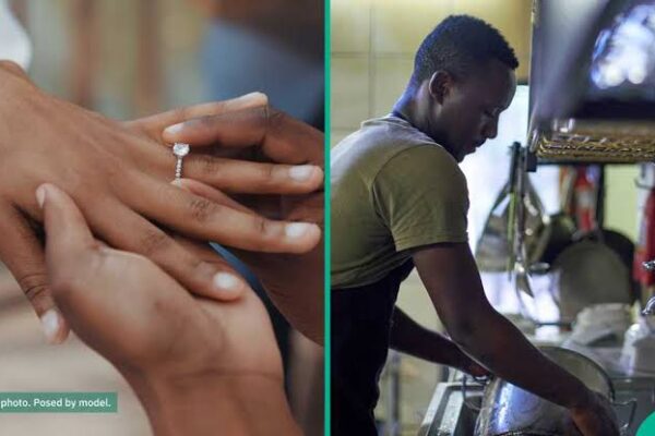 GBAM! Man Calls Off Wedding After Seeing Fiancée’s Dad Washing Plates