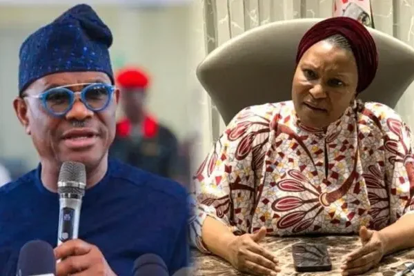 Aside Grammar What’ve You Done – Wike Challenges FCT Senator, Ireti Kingibe
