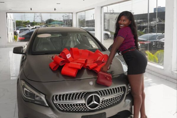 Months After NYSC, Corper Who Criticizes FG Over 77K Allawee Buys Benz CLA