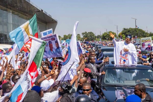 95% Of Kaduna Votes Will Go To APC, Uba Sani Tells Tinubu As Thousands Joins PartyÂ