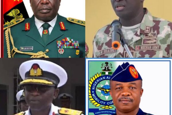 FULL LIST: Newly Appointed Service Chiefs