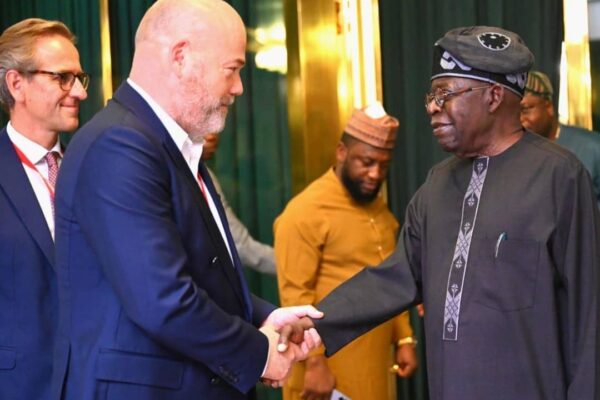 FLASH: Tinubu Receives Denmark’s Richest Man, Anders Povlsen In Aso Rock