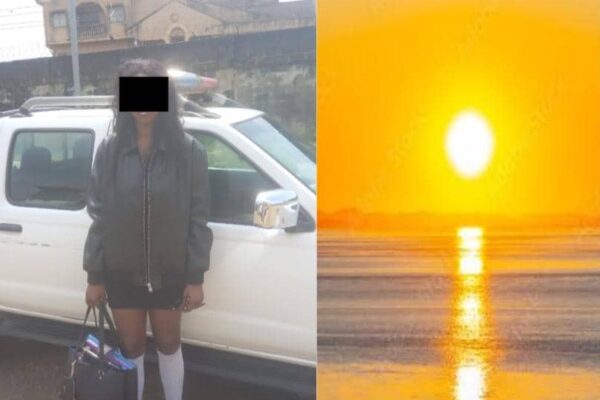 INSIDE LIFE: Woman Storms Lagos Police Station To File Complaint Against Sun
