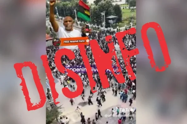 DISINFO ALERT: Nepal Protest Video Recycled Online As Abuja Rally For Nnamdi Kanu’s ReleaseÂ