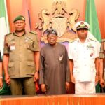 BREAKING: Tinubu Hosts New Service Chiefs At Aso Rock
