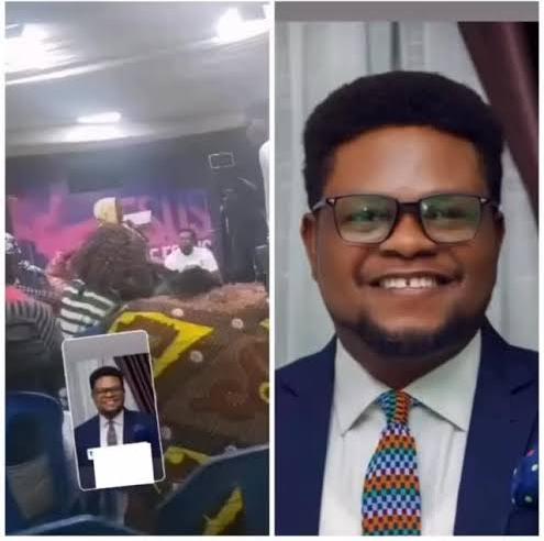 GBAM! Lady Accuses RCCG Pastor Of R@pe In Front Of Congregation (Video)