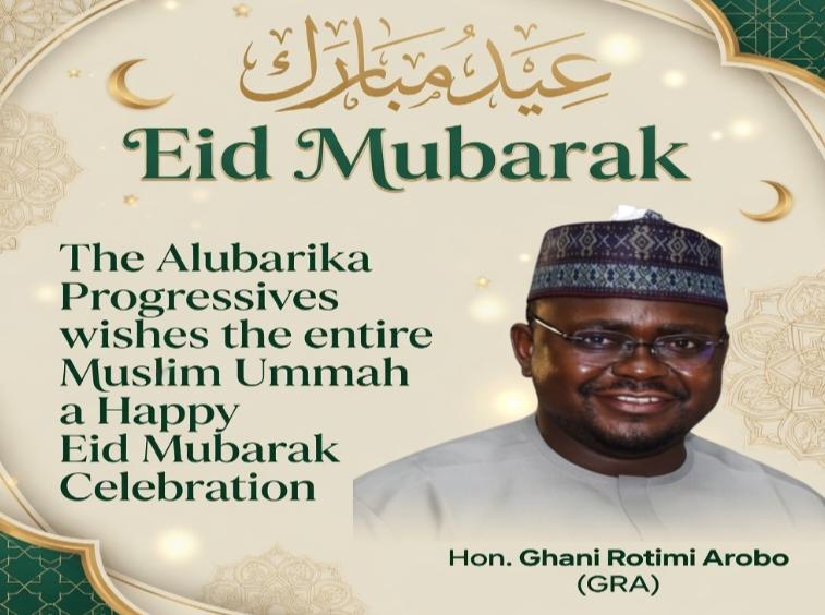 Eid-ul-Adha: Ghani Rotimi Arobo Celebrates With Muslim Ummah, Prays For Peace, Prosperity