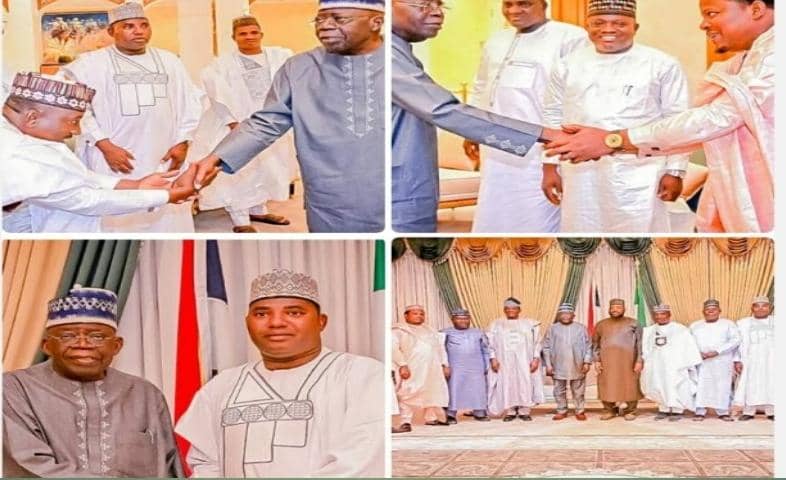 BREAKING: 8 Zamfara Lawmakers Who Resigned From APC Meet Tinubu